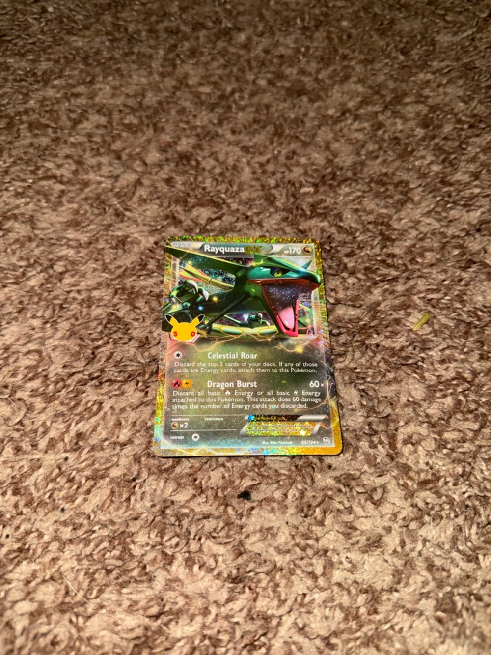 Rayquaza ex 85/124 - 30th Anniversary Classic Collection